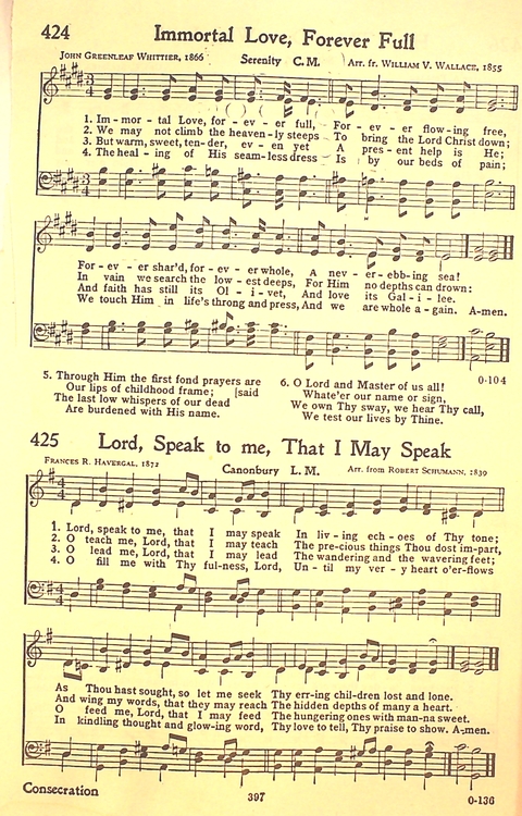 The Hymnal: Army and Navy page 399