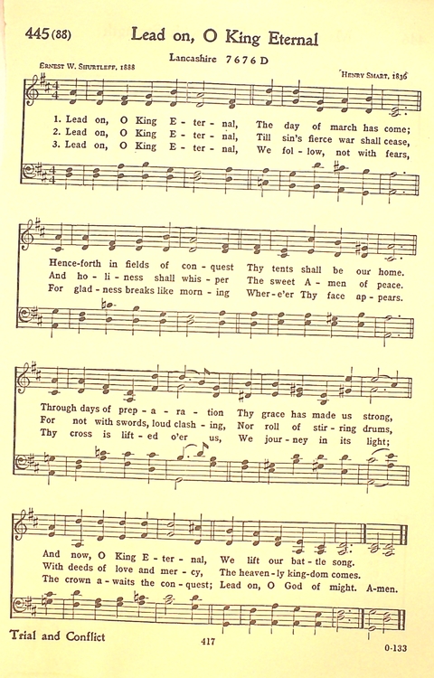 The Hymnal: Army and Navy page 419