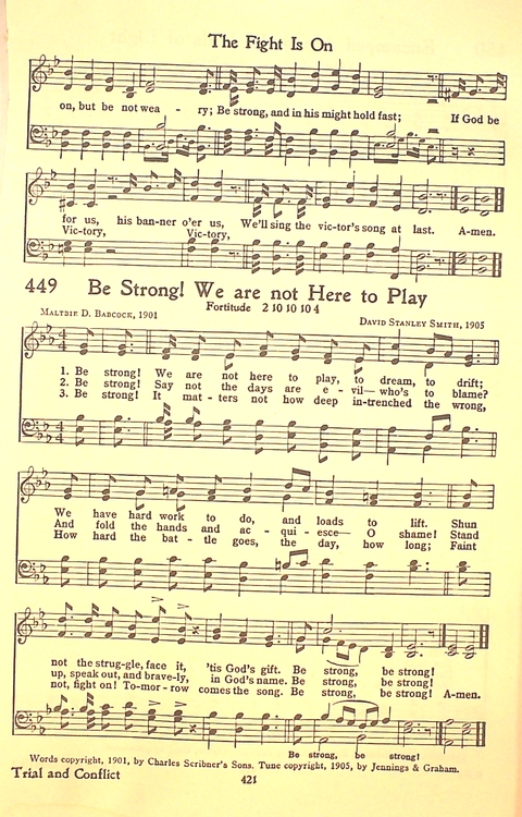 The Hymnal: Army and Navy page 423