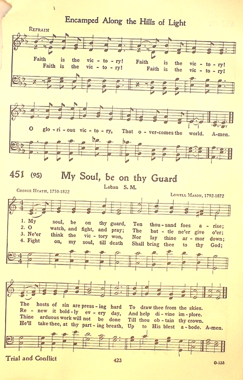 The Hymnal: Army and Navy page 425