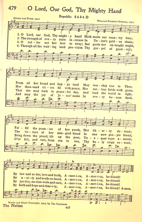 The Hymnal: Army and Navy page 449