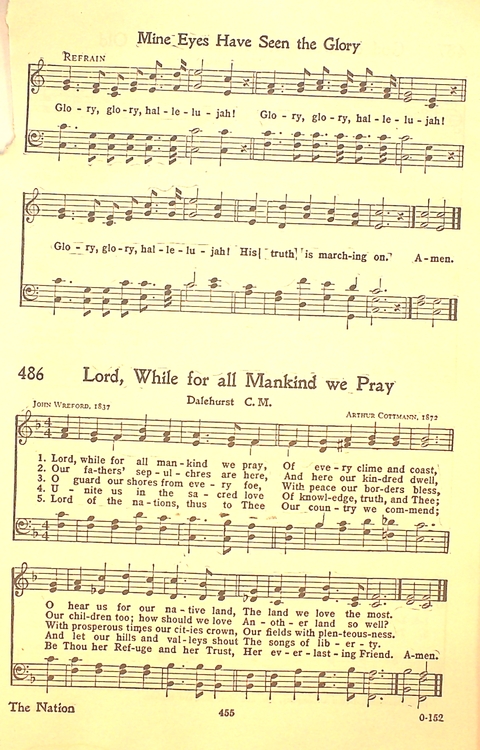 The Hymnal: Army and Navy page 457