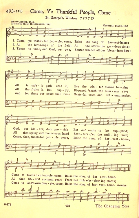 The Hymnal: Army and Navy page 464