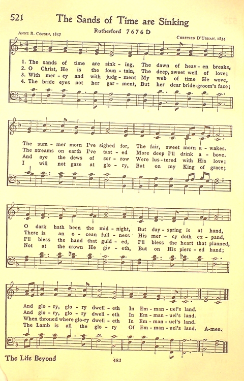 The Hymnal: Army and Navy page 485