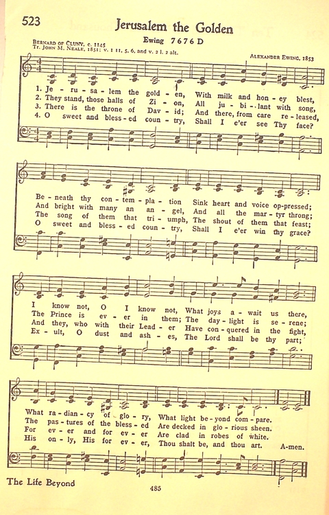 The Hymnal: Army and Navy page 487