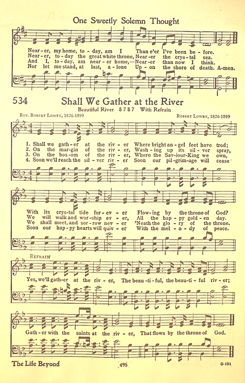 The Hymnal: Army and Navy page 497