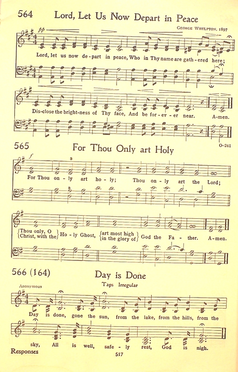 The Hymnal: Army and Navy page 519