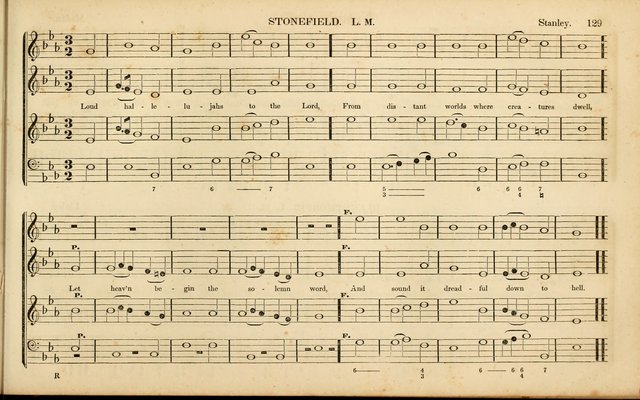 American Psalmody: a collection of sacred music, comprising a great variety of psalm, and hymn tunes, set-pieces, anthems and chants, arranged with a figured bass for the organ...(3rd ed.) page 126