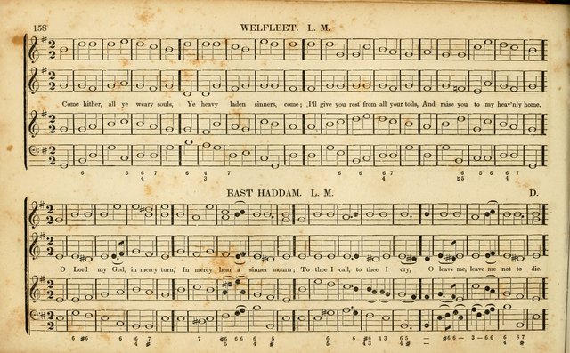 American Psalmody: a collection of sacred music, comprising a great variety of psalm, and hymn tunes, set-pieces, anthems and chants, arranged with a figured bass for the organ...(3rd ed.) page 155