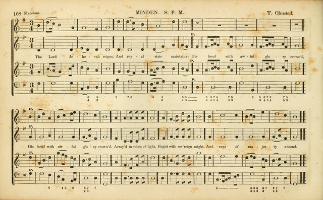 American Psalmody: a collection of sacred music, comprising a great variety of psalm, and hymn tunes, set-pieces, anthems and chants, arranged with a figured bass for the organ...(3rd ed.) page 165