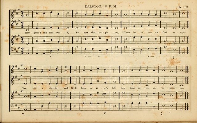 American Psalmody: a collection of sacred music, comprising a great variety of psalm, and hymn tunes, set-pieces, anthems and chants, arranged with a figured bass for the organ...(3rd ed.) page 166