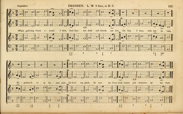 American Psalmody: a collection of sacred music, comprising a great variety of psalm, and hymn tunes, set-pieces, anthems and chants, arranged with a figured bass for the organ...(3rd ed.) page 180