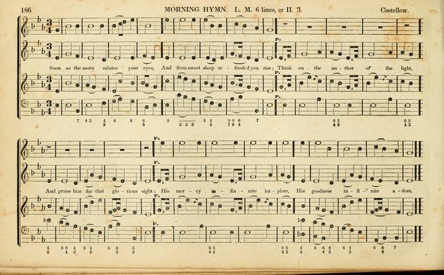 American Psalmody: a collection of sacred music, comprising a great variety of psalm, and hymn tunes, set-pieces, anthems and chants, arranged with a figured bass for the organ...(3rd ed.) page 183