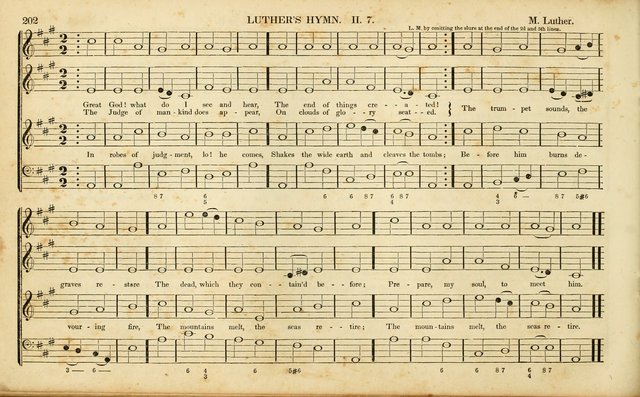 American Psalmody: a collection of sacred music, comprising a great variety of psalm, and hymn tunes, set-pieces, anthems and chants, arranged with a figured bass for the organ...(3rd ed.) page 199