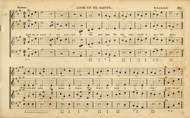 American Psalmody: a collection of sacred music, comprising a great variety of psalm, and hymn tunes, set-pieces, anthems and chants, arranged with a figured bass for the organ...(3rd ed.) page 248