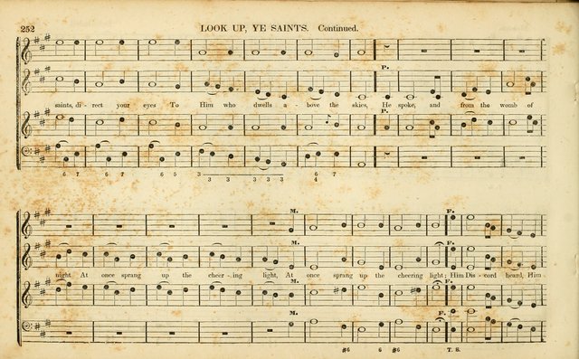 American Psalmody: a collection of sacred music, comprising a great variety of psalm, and hymn tunes, set-pieces, anthems and chants, arranged with a figured bass for the organ...(3rd ed.) page 249