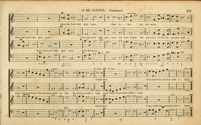 American Psalmody: a collection of sacred music, comprising a great variety of psalm, and hymn tunes, set-pieces, anthems and chants, arranged with a figured bass for the organ...(3rd ed.) page 274