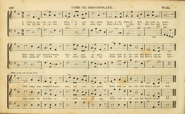 American Psalmody: a collection of sacred music, comprising a great variety of psalm, and hymn tunes, set-pieces, anthems and chants, arranged with a figured bass for the organ...(3rd ed.) page 285