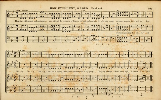 American Psalmody: a collection of sacred music, comprising a great variety of psalm, and hymn tunes, set-pieces, anthems and chants, arranged with a figured bass for the organ...(3rd ed.) page 292