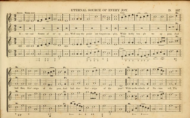 American Psalmody: a collection of sacred music, comprising a great variety of psalm, and hymn tunes, set-pieces, anthems and chants, arranged with a figured bass for the organ...(3rd ed.) page 294