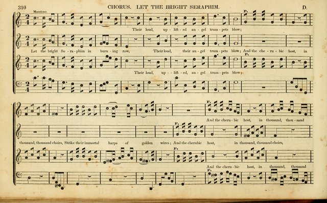 American Psalmody: a collection of sacred music, comprising a great variety of psalm, and hymn tunes, set-pieces, anthems and chants, arranged with a figured bass for the organ...(3rd ed.) page 307