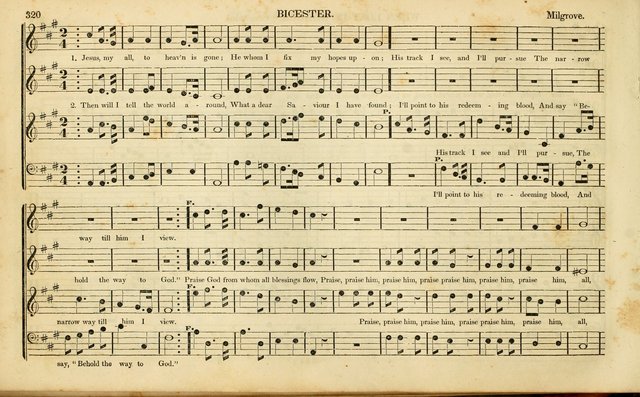 American Psalmody: a collection of sacred music, comprising a great variety of psalm, and hymn tunes, set-pieces, anthems and chants, arranged with a figured bass for the organ...(3rd ed.) page 317