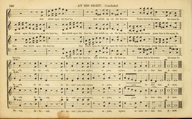 American Psalmody: a collection of sacred music, comprising a great variety of psalm, and hymn tunes, set-pieces, anthems and chants, arranged with a figured bass for the organ...(3rd ed.) page 337