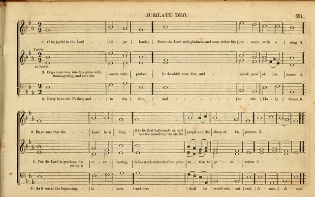 American Psalmody: a collection of sacred music, comprising a great variety of psalm, and hymn tunes, set-pieces, anthems and chants, arranged with a figured bass for the organ...(3rd ed.) page 348