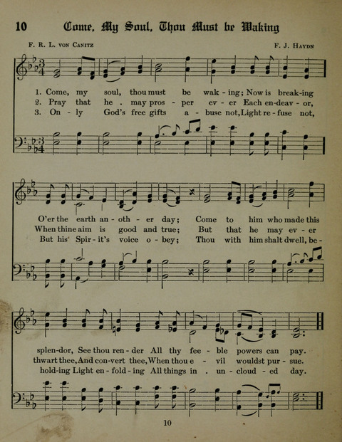 The Assembly Praise Book: Hymns and Tunes for General Use with responsive readings from the psalms page 10