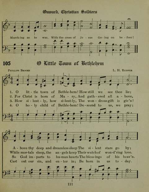 The Assembly Praise Book: Hymns and Tunes for General Use with responsive readings from the psalms page 111