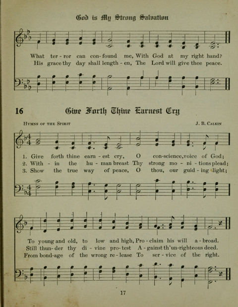 The Assembly Praise Book: Hymns and Tunes for General Use with responsive readings from the psalms page 17