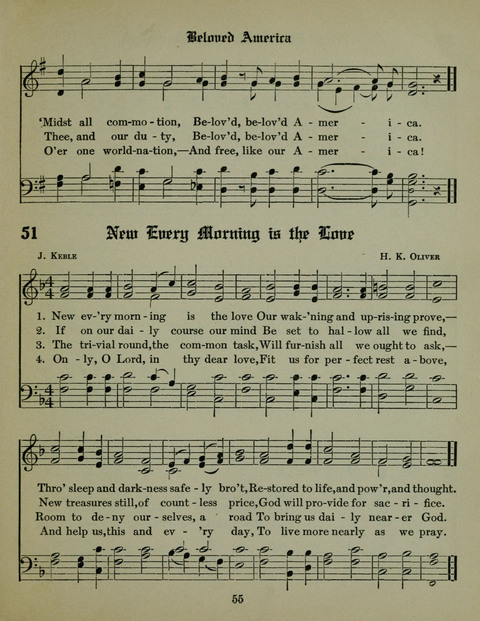 The Assembly Praise Book: Hymns and Tunes for General Use with responsive readings from the psalms page 55
