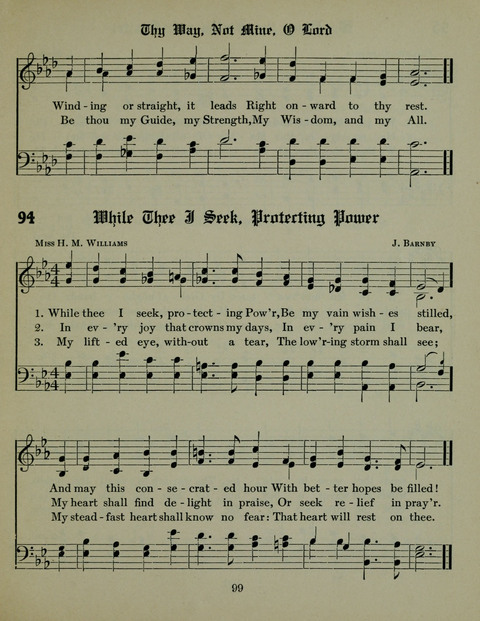 The Assembly Praise Book: Hymns and Tunes for General Use with responsive readings from the psalms page 99