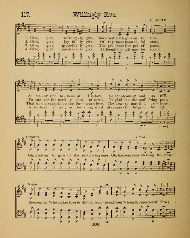 Augsburg Songs for Sunday Schools and other services page 108