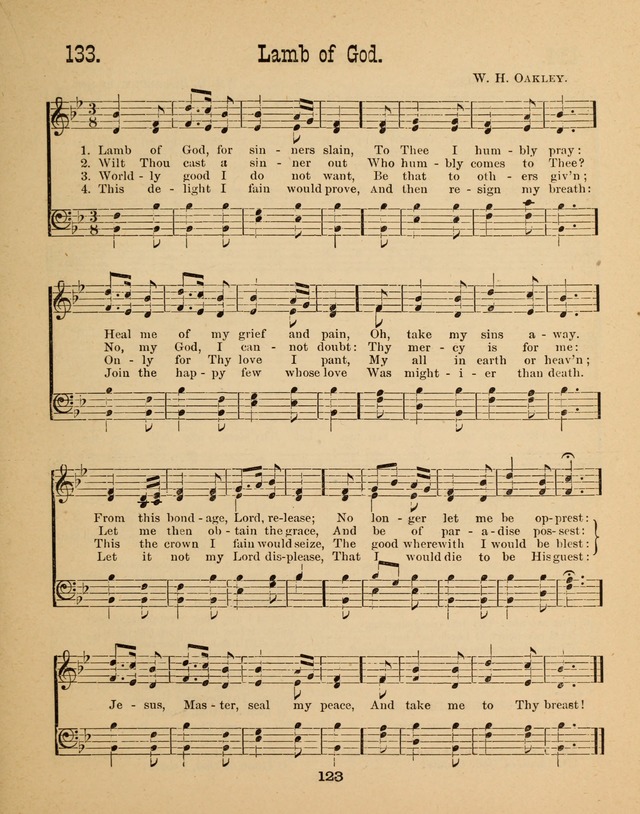 Augsburg Songs for Sunday Schools and other services page 123