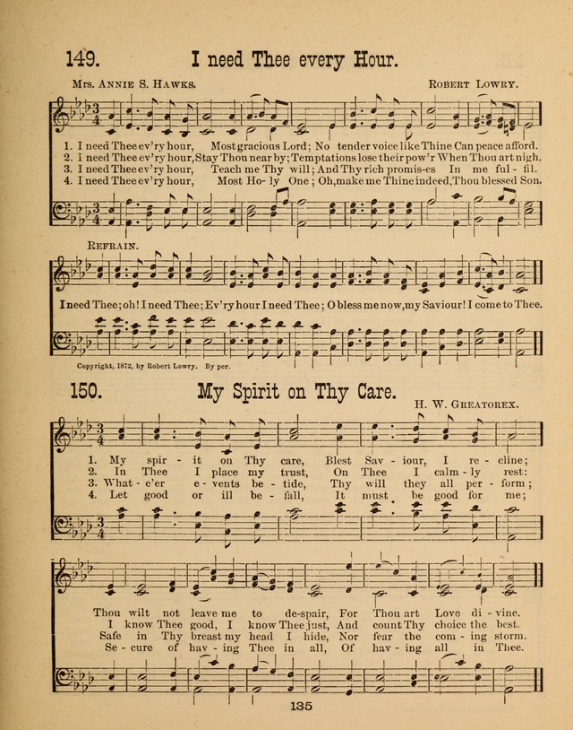 Augsburg Songs for Sunday Schools and other services page 135