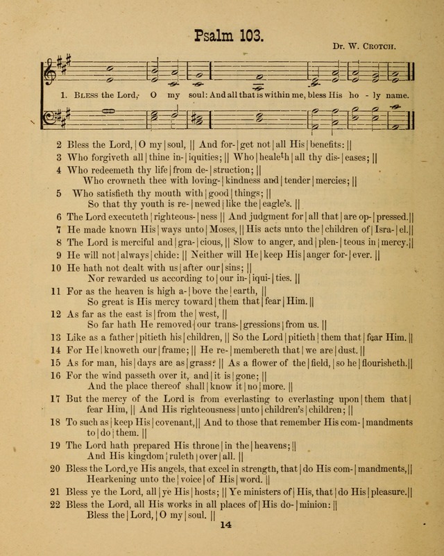 Augsburg Songs for Sunday Schools and other services page 14