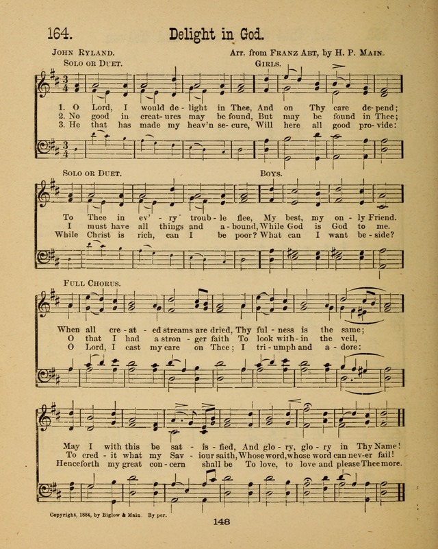 Augsburg Songs for Sunday Schools and other services page 148