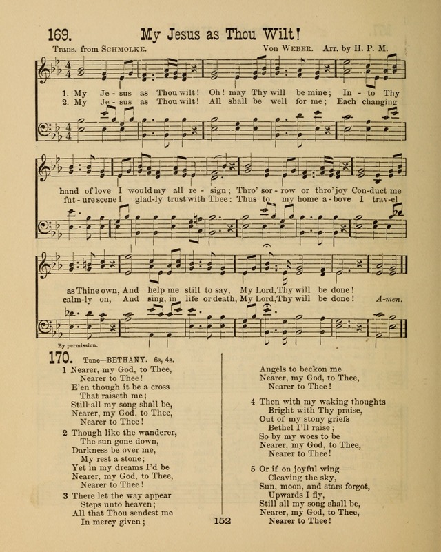 Augsburg Songs for Sunday Schools and other services page 152