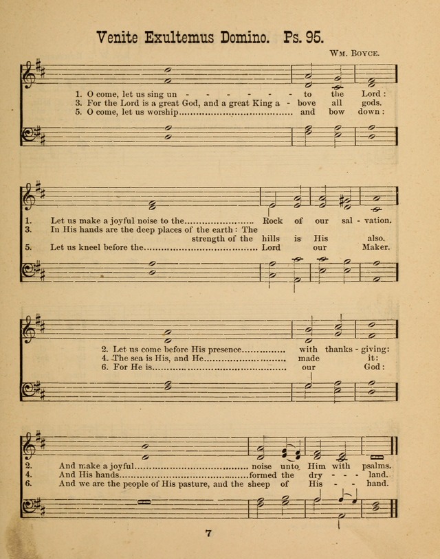 Augsburg Songs for Sunday Schools and other services page 7