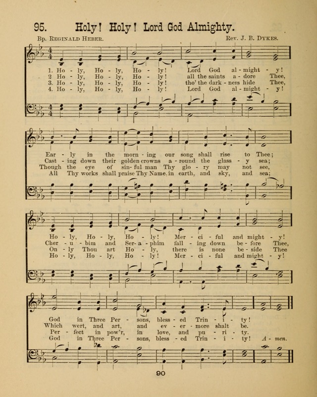 Augsburg Songs for Sunday Schools and other services page 90