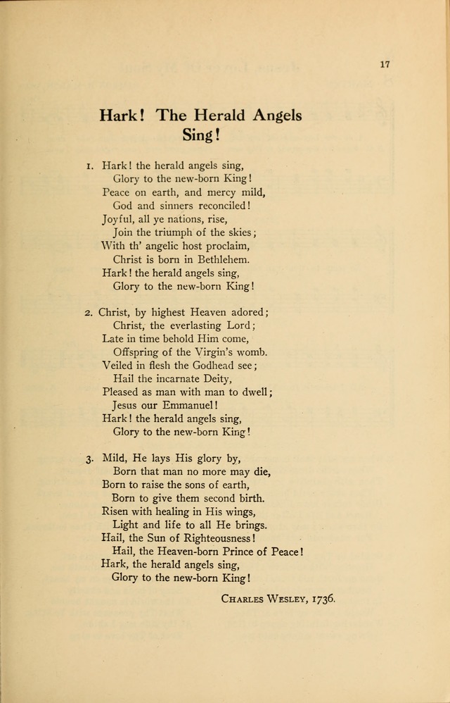 Advent Songs: a revision of old hymns to meet modern needs page 18