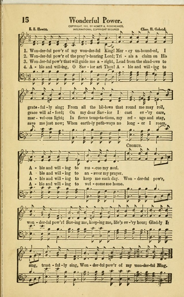 Awakening Songs: fifty selections of unequaled effectiveness in street, factory, and shop work (Utility Ed.) page 16