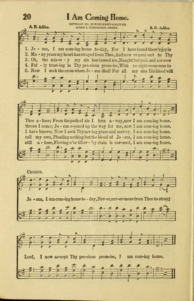 Awakening Songs: fifty selections of unequaled effectiveness in street, factory, and shop work (Utility Ed.) page 21