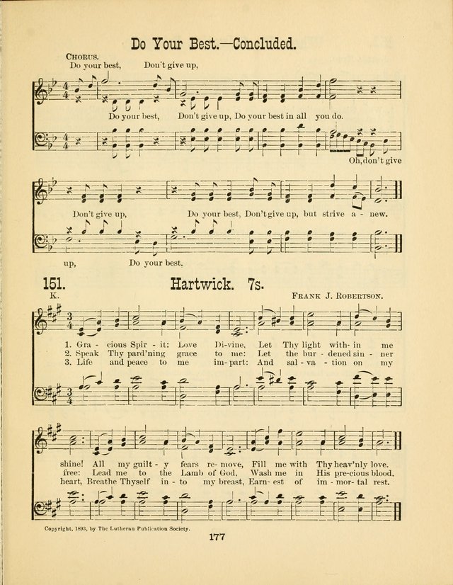 Augsburg Songs No. 2: for Sunday schools and other services page 184