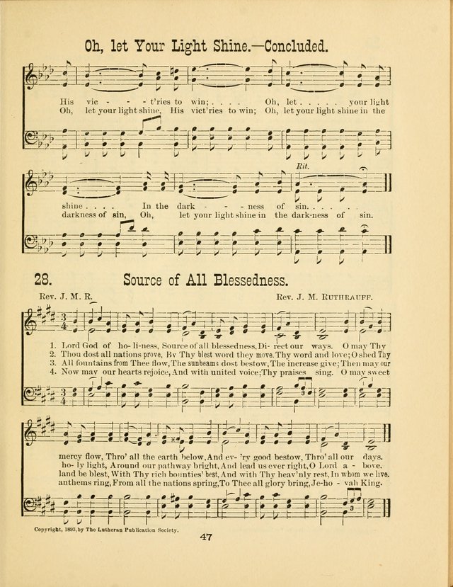 Augsburg Songs No. 2: for Sunday schools and other services page 54