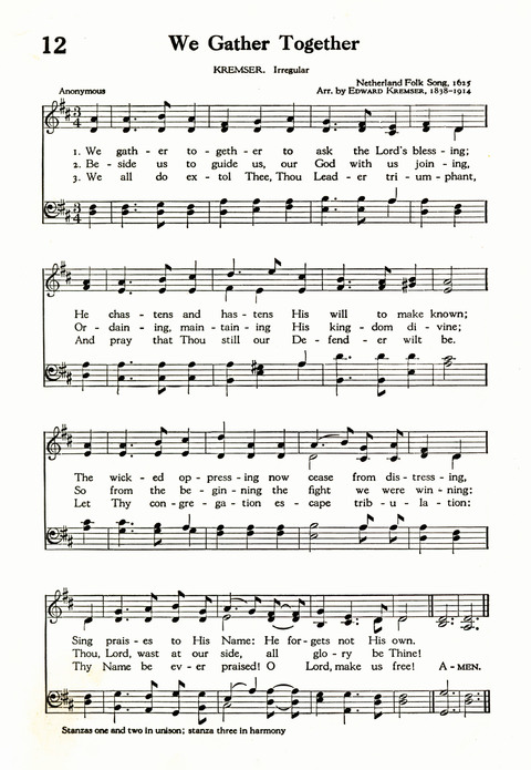 The Abingdon Song Book page 11