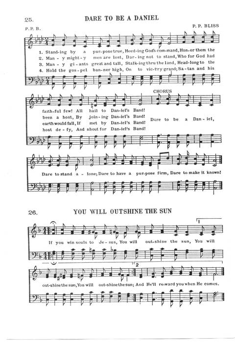 Action: a collection of gospel songs and choruses compiled especially for boys and girls (Vol. 1) page 16