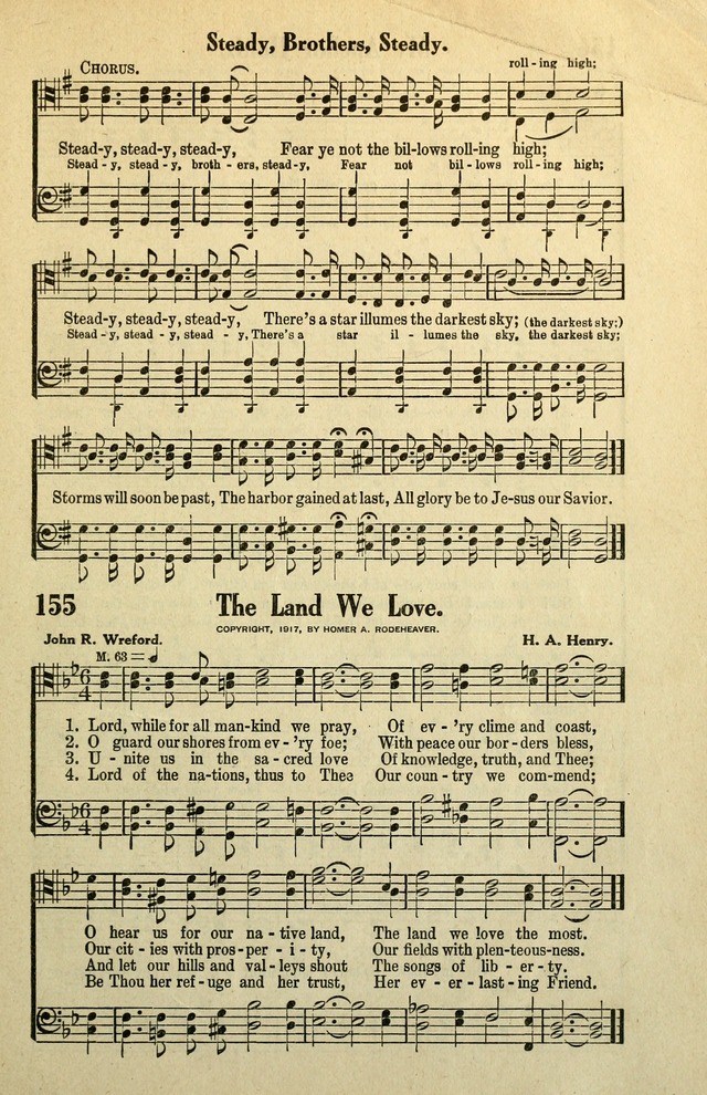 Awakening Songs for the Church, Sunday School and Evangelistic Services page 155