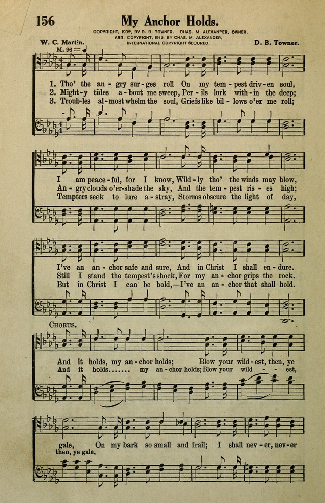 Awakening Songs for the Church, Sunday School and Evangelistic Services page 156